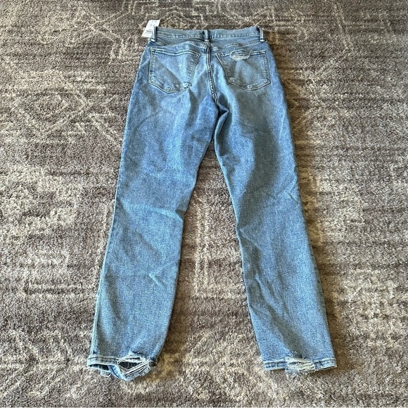 NWT Abercrombie & Fitch The Super Skinny Ankle High Rise Jeans Raw Hem 28S - Picture 8 of 10